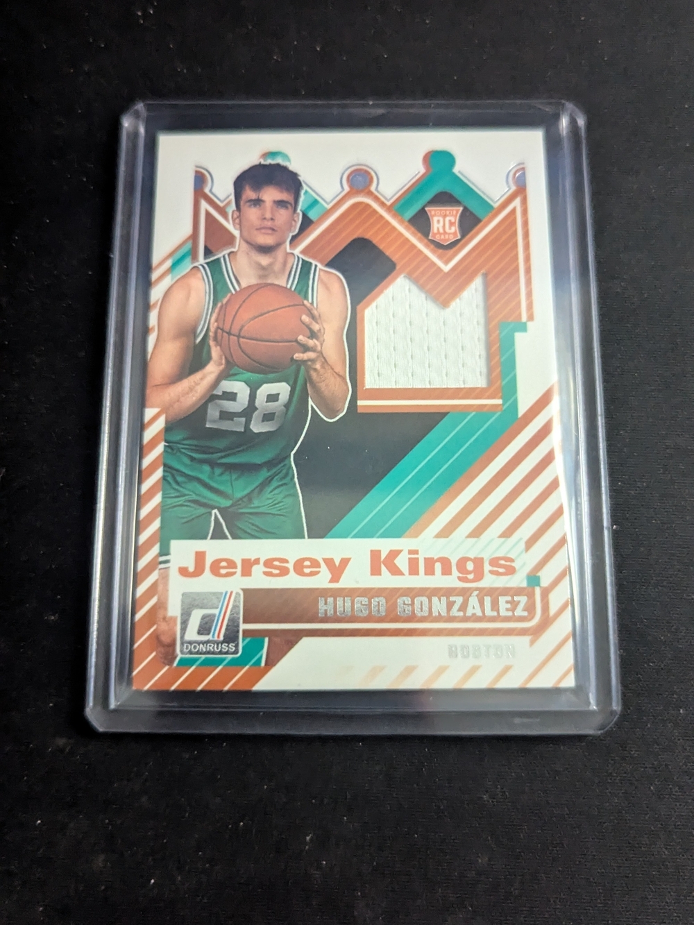 2025 Panini Donruss Hugo Gonzalez Jersey Kings Rookie Patch JK-HGO